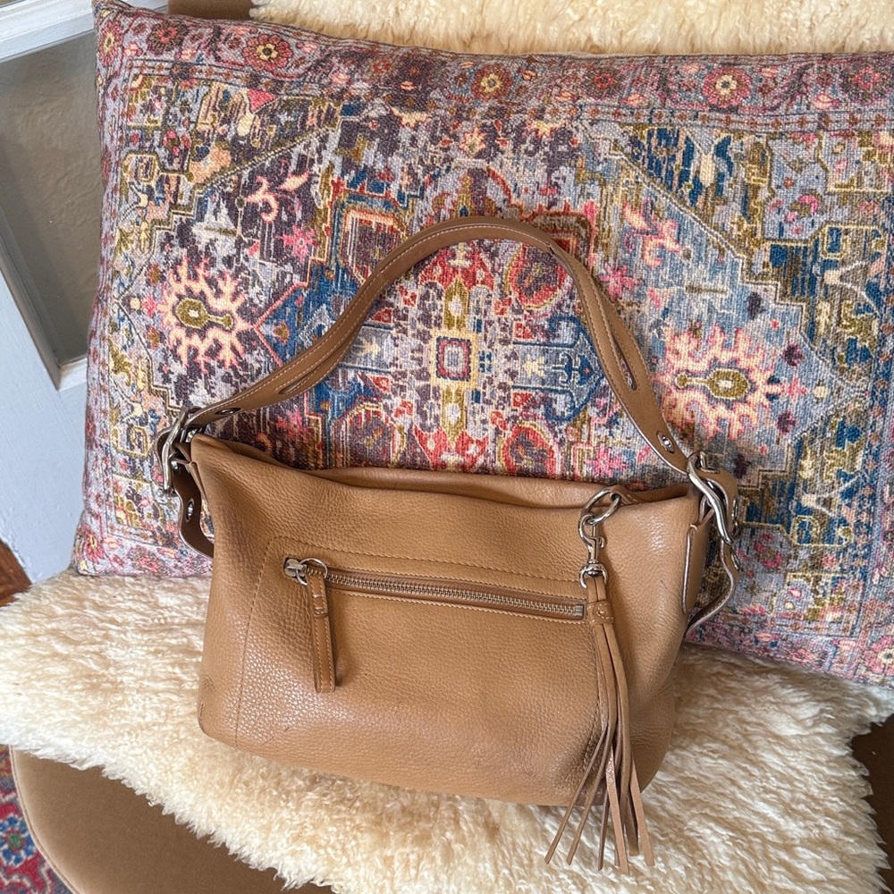 Coach Pebble Leather Shoulder Bag